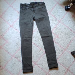 Adriano Goldschmied charcoal skinny jeans 27